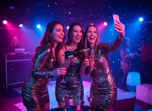 Girls night out limo